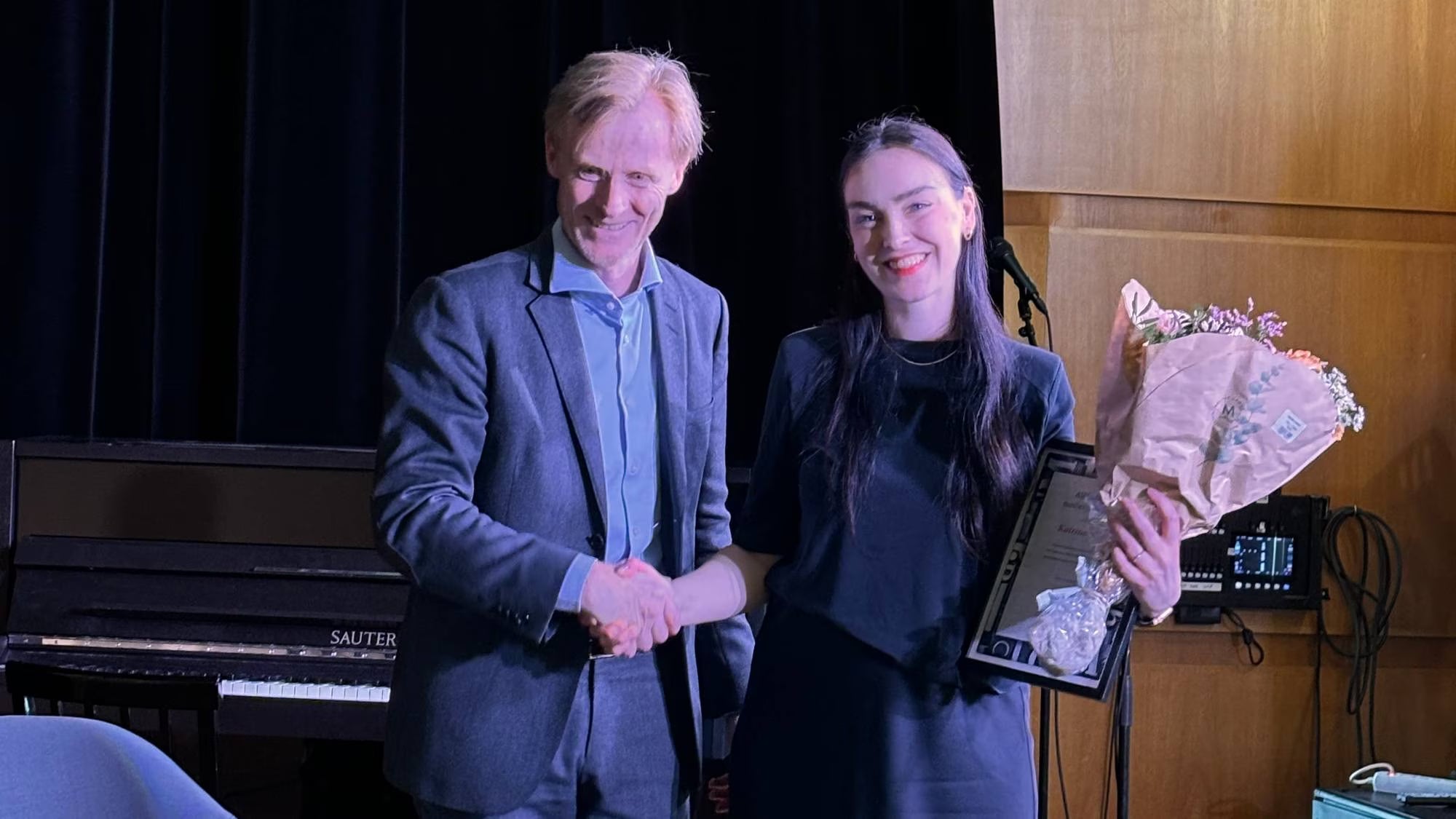 Adm. dir. i Samlaget Edmund Austigard og Katrine Nybø