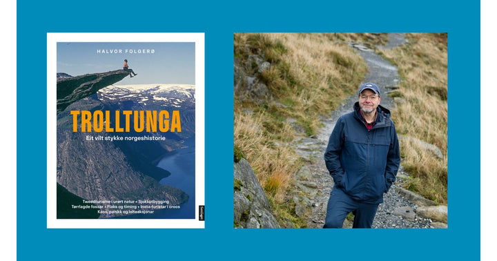 Halvor Folgerø klar med boka "Trolltunga. Eit vilt stykke norgeshistorie"