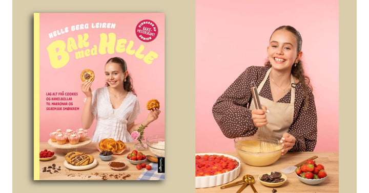 Bak med Helle: Vinnaren av Bakemesterskapet junior deler favorittoppskriftene sine i ny bakebok