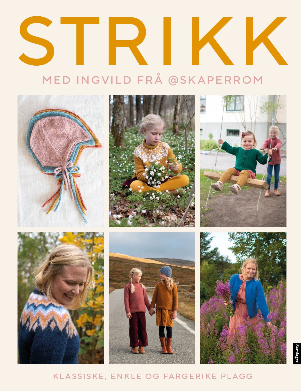 Strikk med Ingvild frå @skaperrom: klassiske, enkle og fargerike plagg