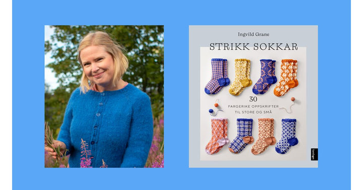 Ny strikkebok med oppskrifter på sokkar av Ingvild Grane