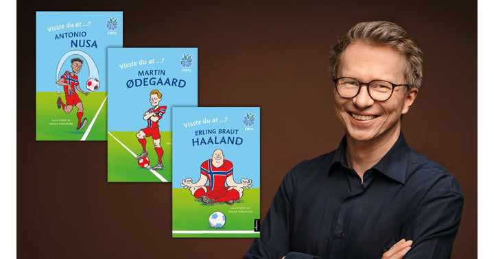 21.05 kjem tre nye fotballbøker i Samlaget sin lettlestserie "Visste du at...?", illustrerte av Magne Taraldsen.