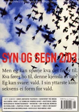 Syn og segn: hefte 2-2003