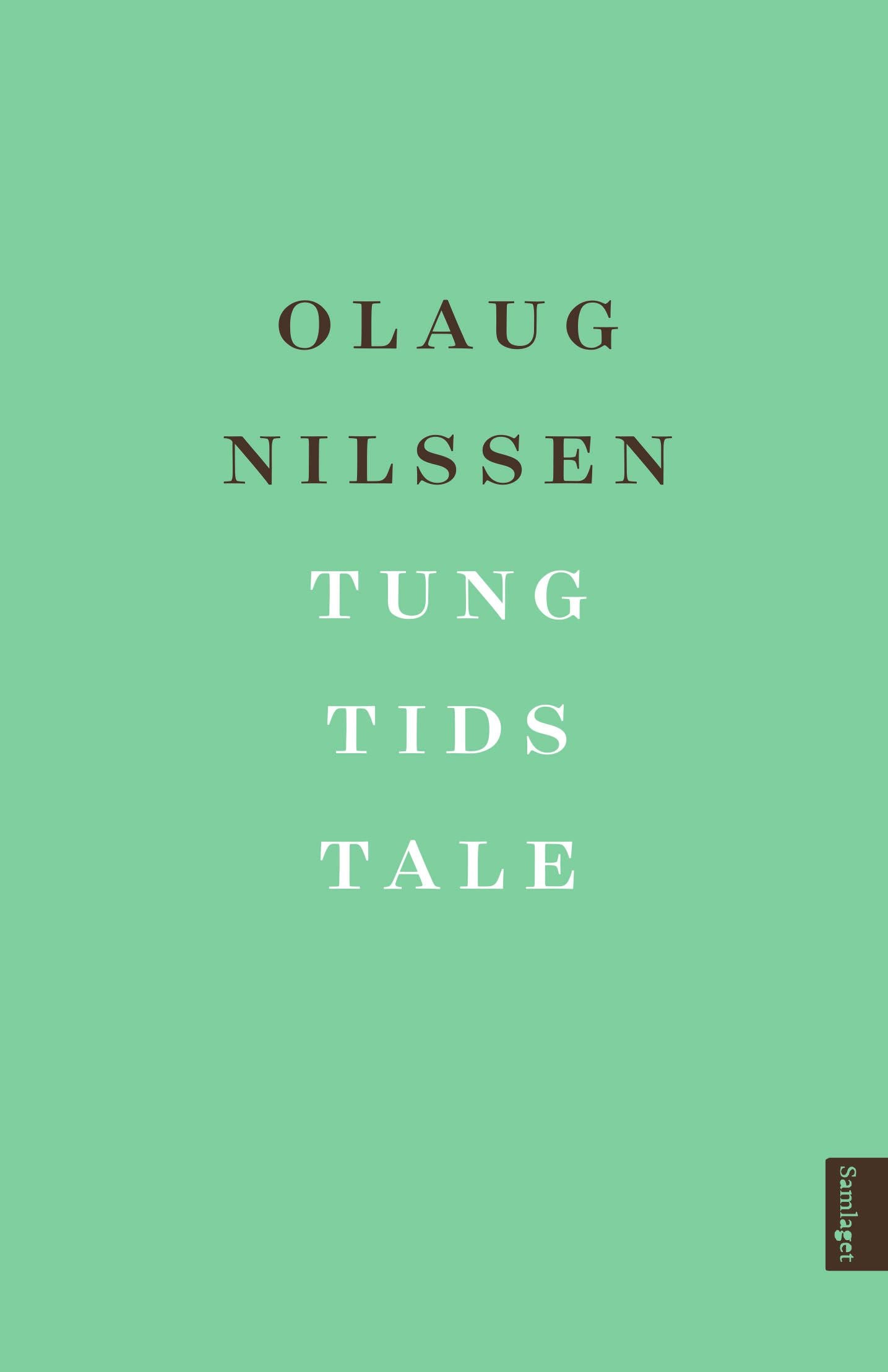 Tung tids tale: roman