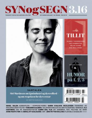 Syn og segn. Hefte 3-2016: tidsskrift for kultur, samfunn & politikk