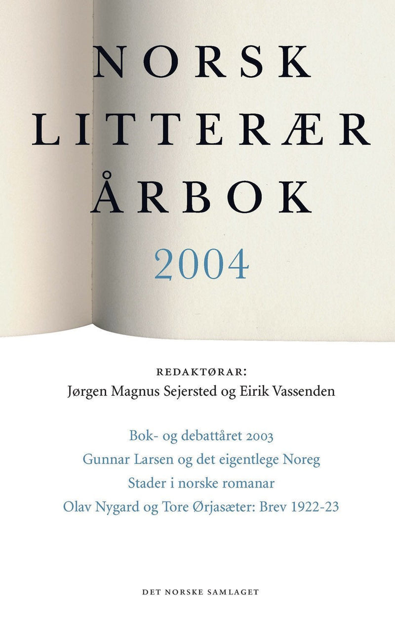 Norsk litterær årbok 2004