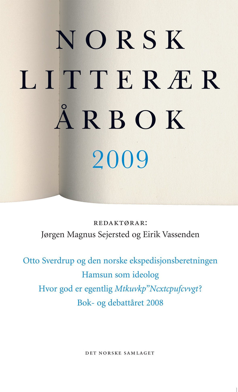 Norsk litterær årbok 2009