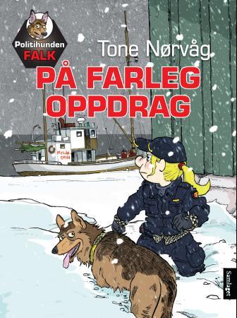 Politihunden Falk på farleg oppdrag