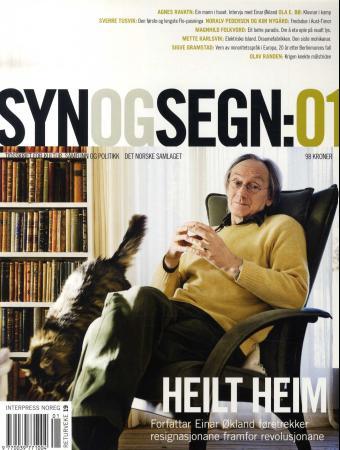 Syn og segn. Hefte 1-2010: tidsskrift for kultur, samfunn og politikk