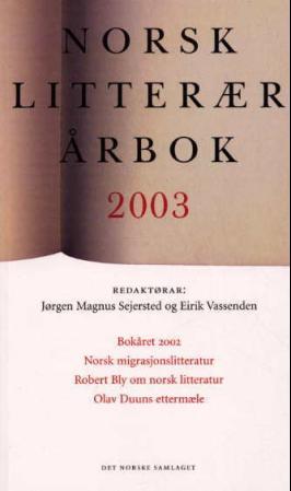 Norsk litterær årbok 2003
