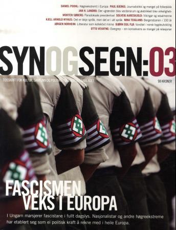 Syn og segn: hefte 3-2009: tidsskrift for kultur, samfunn og politikk